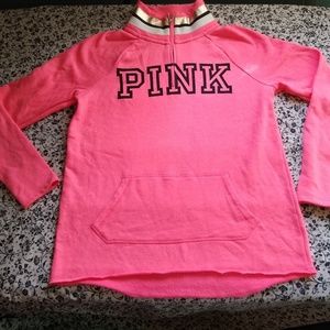 PINK quarter zip Pullover